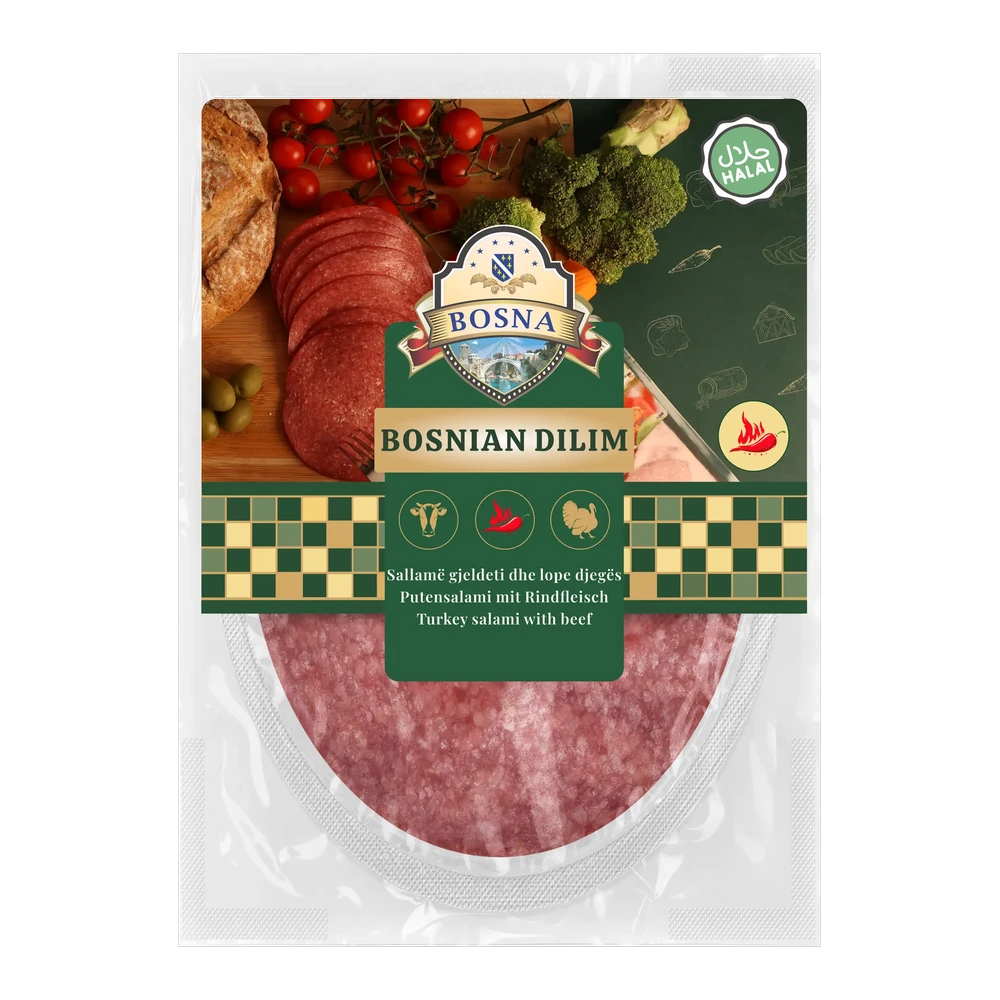 Bosna Halal, Sallam i prere lope dhe gjeldeti  me spec, 100g